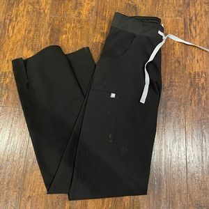 Black xxs tall Livingston scrub pants